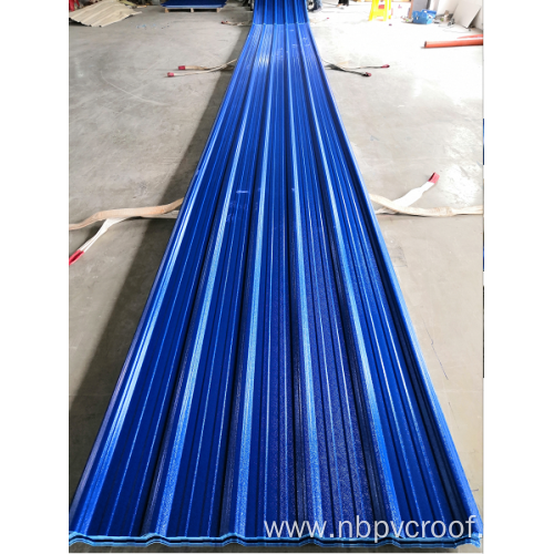 color lasting corrugated pvc plastic roof tiles